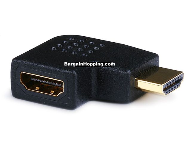 HDMI Right Angle Port Saver Adapter (Male to Female) - 270 Degre